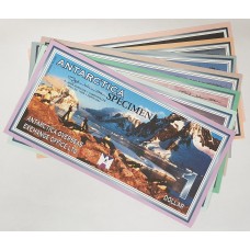 ANTARTICA 1999 - 2001 . ONE 1  - ONE HUNDRED 100  DOLLARS BANKNOTES . SPECIMEN